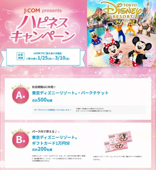 懸賞 ディズニー 厳選 東京ディズニーリゾートのチケット等が当たる キャンペーンまとめ ２０２１年２月 おつかいねこの懸賞生活ブログ