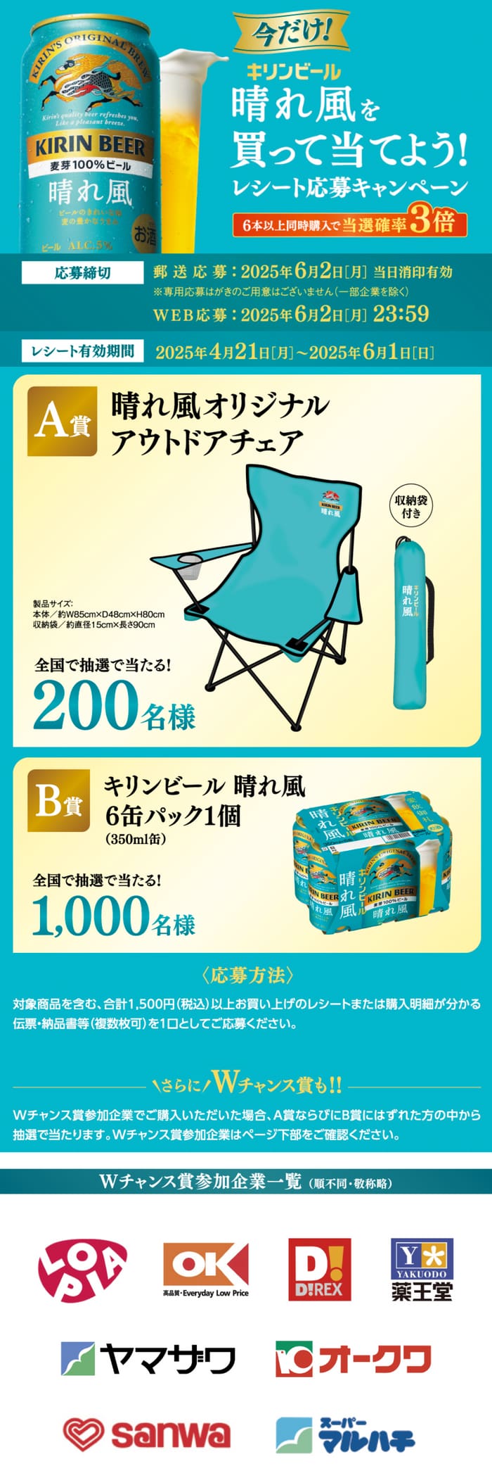 クローズド懸賞　キャンペーン　懸賞情報　懸賞ブログ　晴れ風