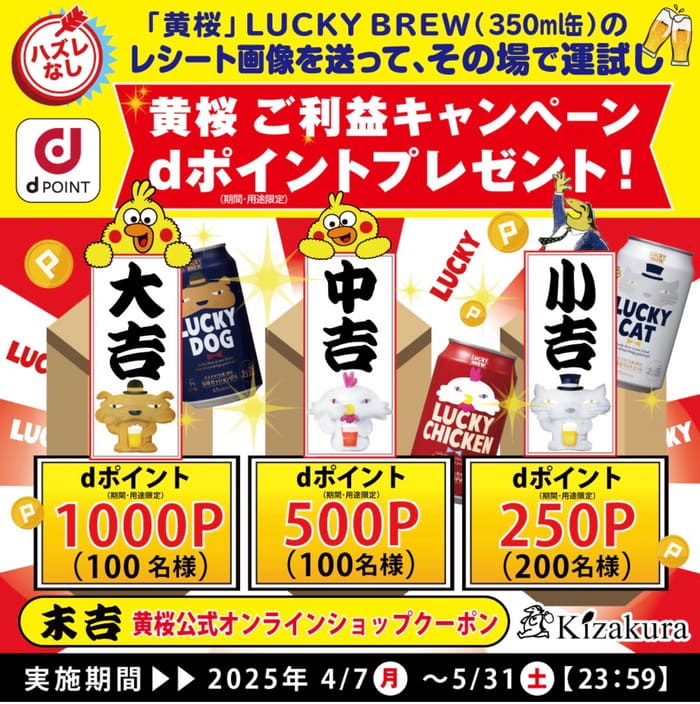クローズド懸賞　キャンペーン　懸賞情報　懸賞ブログ　黄桜