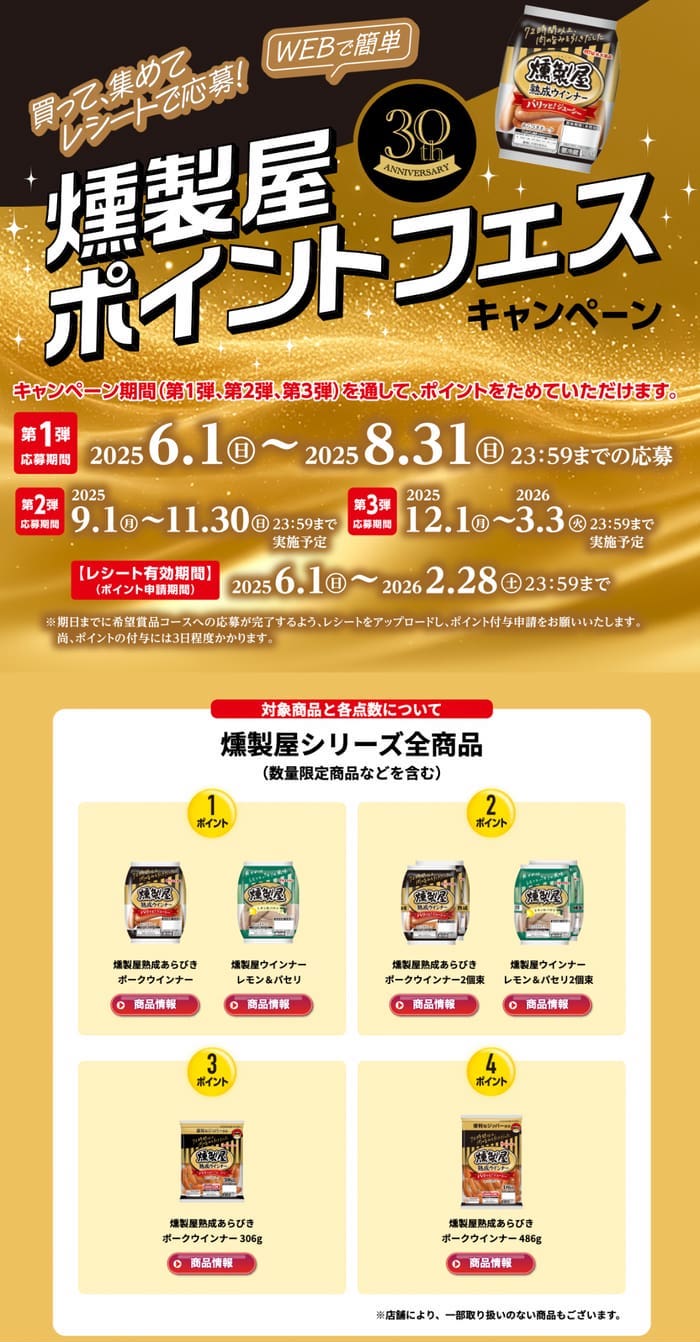 クローズド懸賞　キャンペーン　懸賞情報　懸賞ブログ　燻製屋
