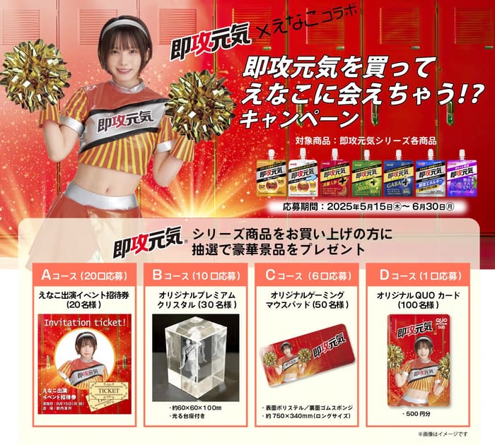 クローズド懸賞　キャンペーン　懸賞情報　懸賞ブログ　えなこ