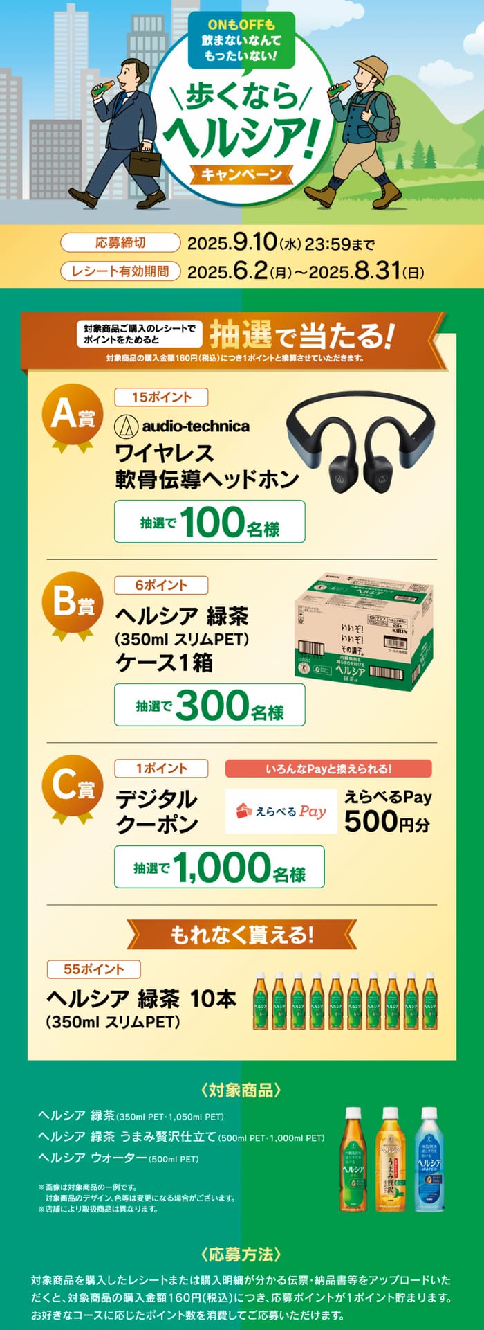 クローズド懸賞　キャンペーン　懸賞情報　懸賞ブログ　ヘルシア