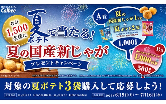 クローズド懸賞　キャンペーン　懸賞情報　懸賞ブログ　夏ポテト