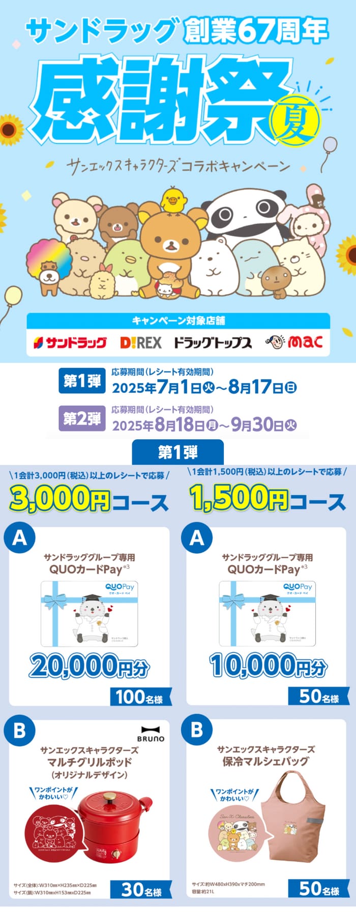 サンドラッグ　キャンペーン　懸賞　懸賞ブログ