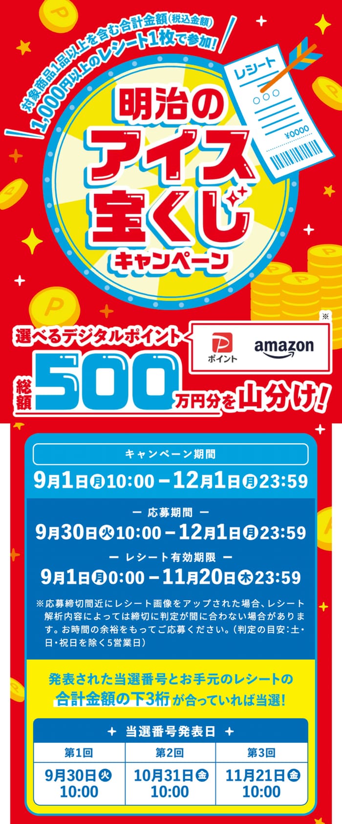 クローズド懸賞　キャンペーン　懸賞情報　懸賞ブログ　明治　アイス