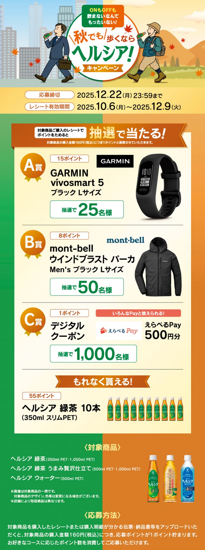 クローズド懸賞　キャンペーン　懸賞情報　懸賞ブログ　ヘルシア