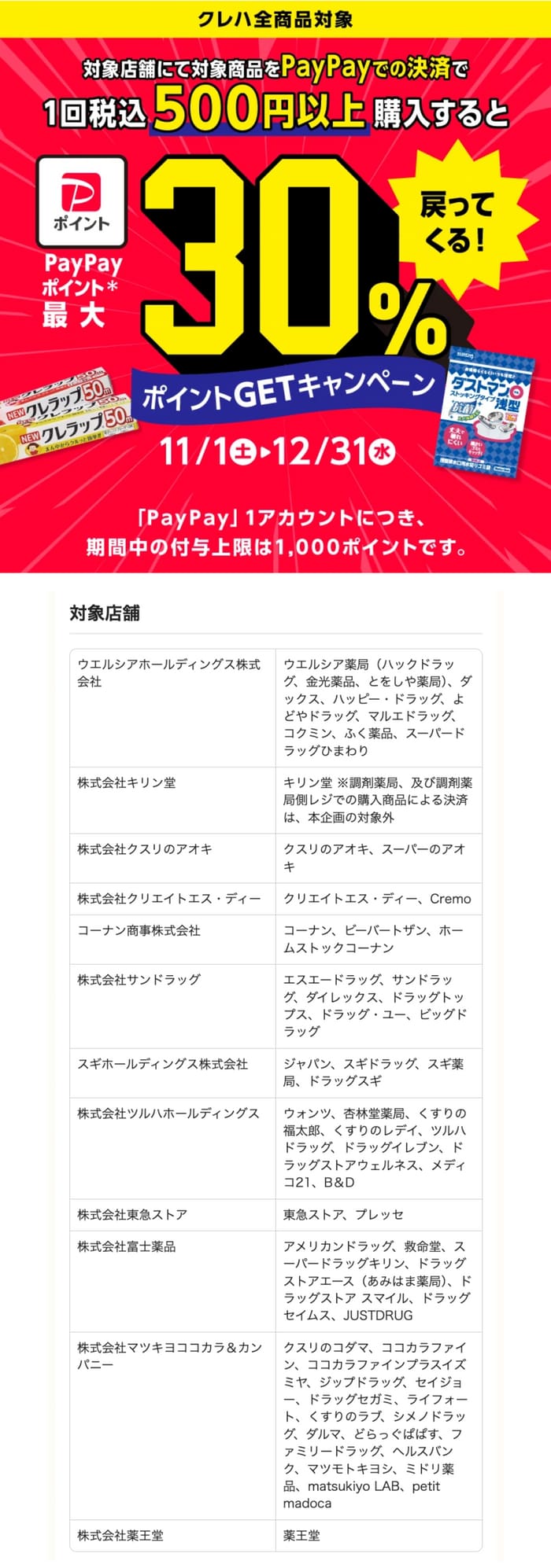 クローズド懸賞　キャンペーン　懸賞情報　懸賞ブログ　クレハ