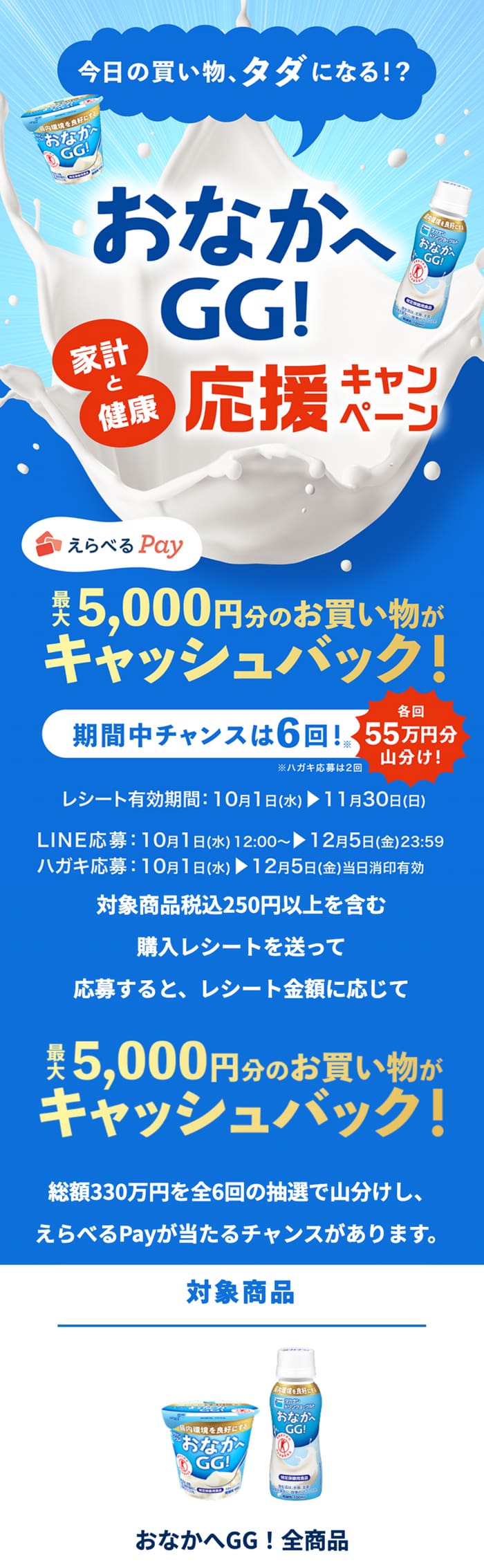 クローズド懸賞　キャンペーン　懸賞情報　懸賞ブログ　タカナシ　おなかへGG