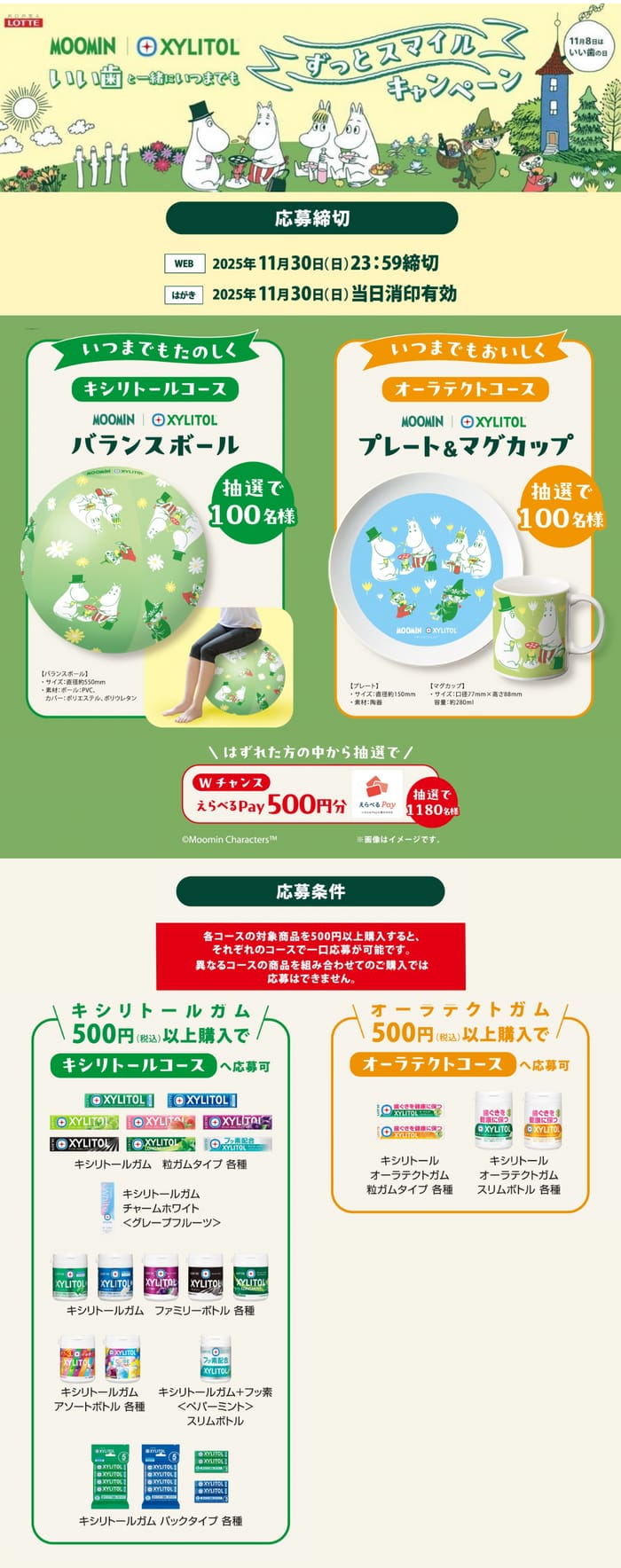 クローズド懸賞　キャンペーン　懸賞情報　懸賞ブログ　キシリトール
