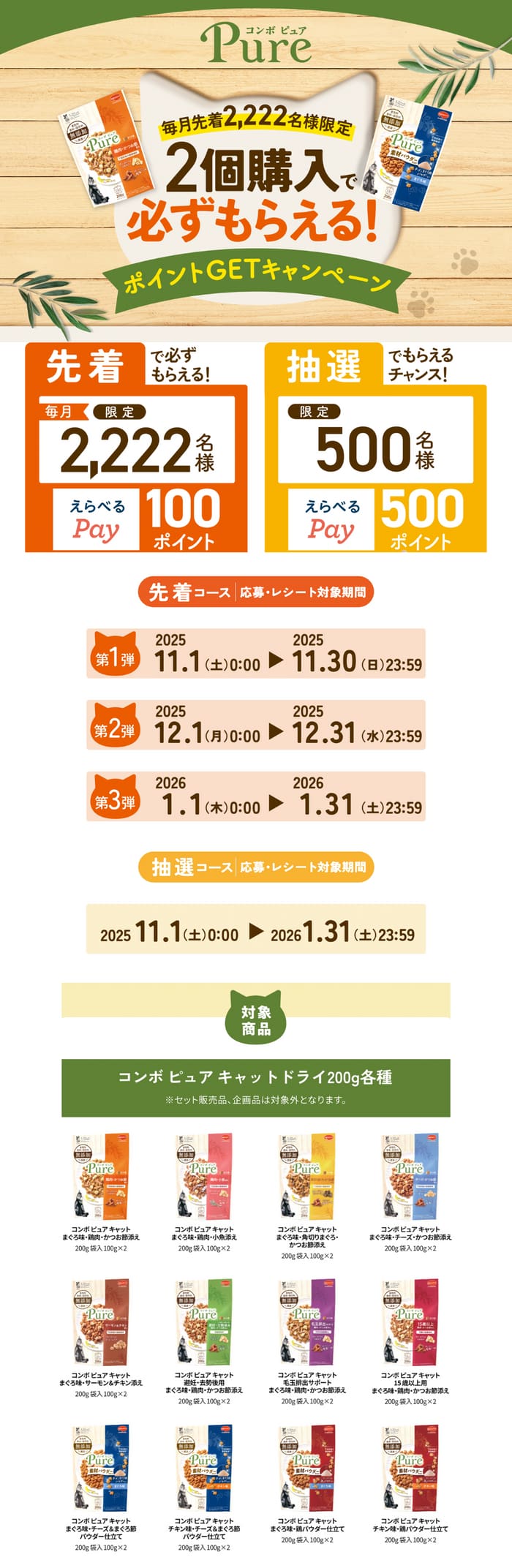 クローズド懸賞　キャンペーン　懸賞情報　懸賞ブログ　コンボピュア