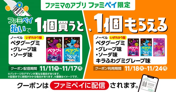 ファミマ　必ずもらえる　絶対もらえる　キャンペーン　懸賞