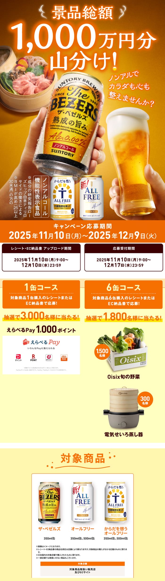 クローズド懸賞　キャンペーン　懸賞情報　懸賞ブログ　サントリー