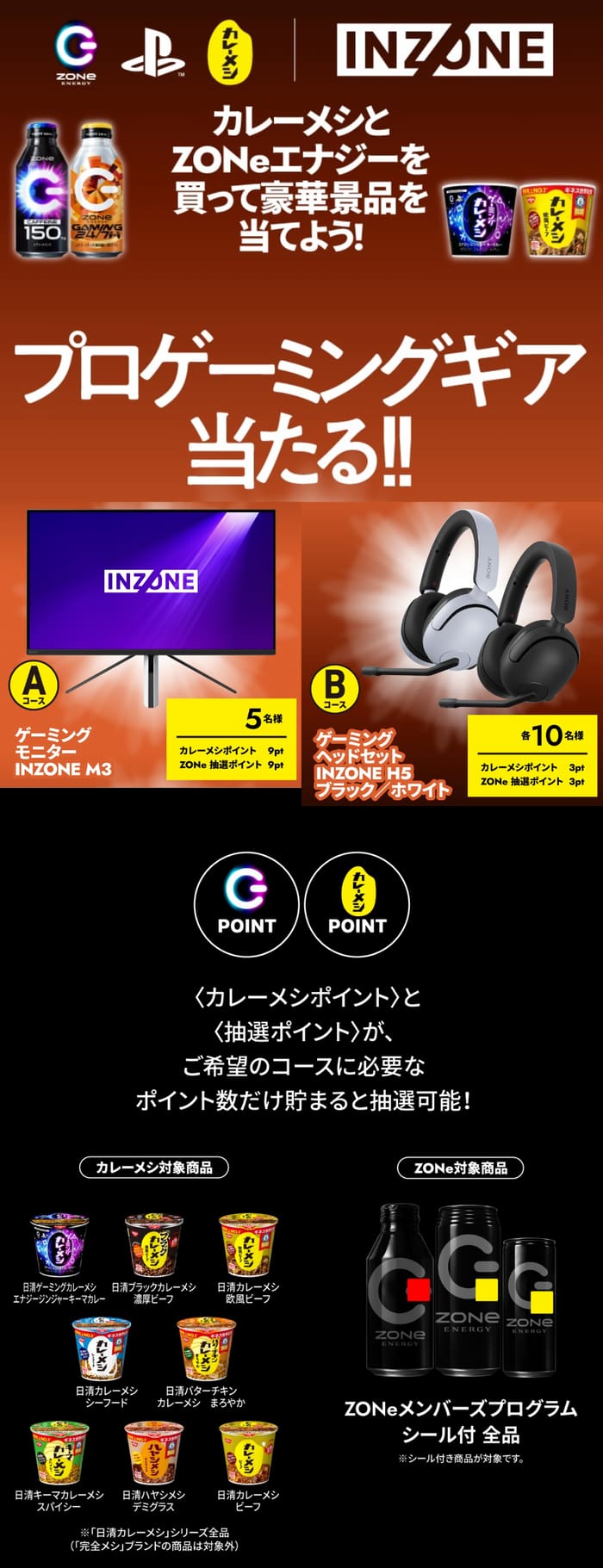 クローズド懸賞　キャンペーン　懸賞情報　懸賞ブログ zone カレーメシ