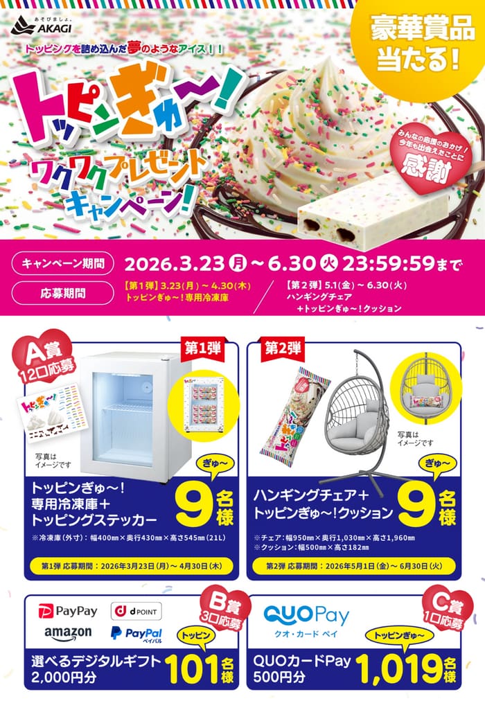 クローズド懸賞 キャンペーン 懸賞情報 懸賞ブログ トッピンぎゅー