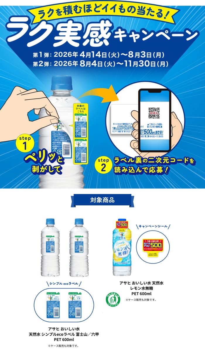 クローズド懸賞 キャンペーン 懸賞情報 懸賞ブログ アサヒ飲料