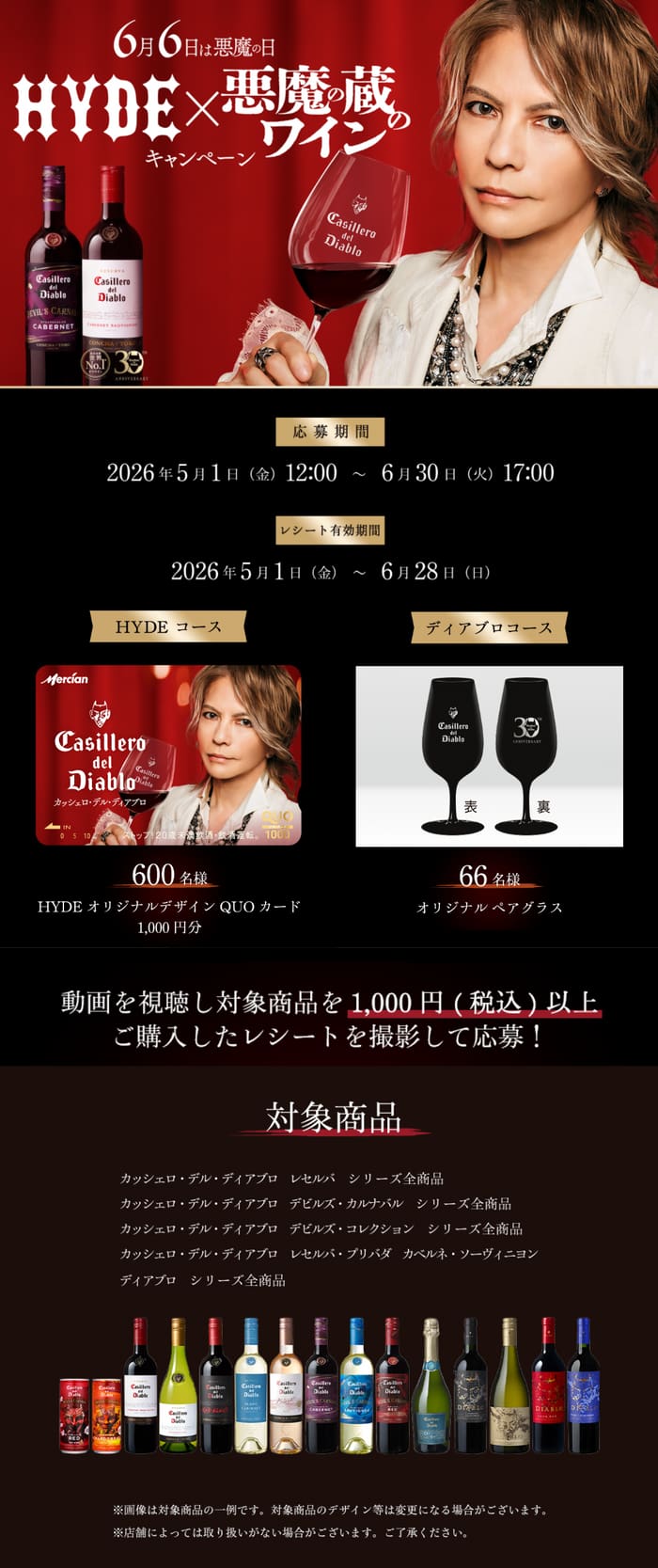 クローズド懸賞 キャンペーン 懸賞情報 懸賞ブログ hyde ワイン