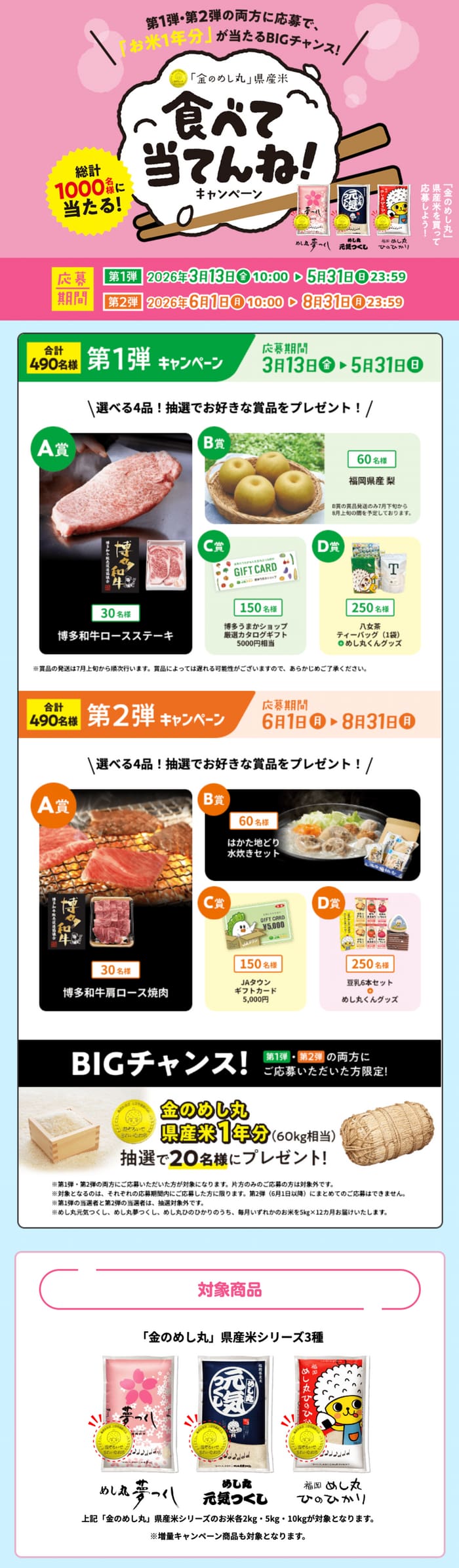 クローズド懸賞 キャンペーン 懸賞情報 懸賞ブログ お米