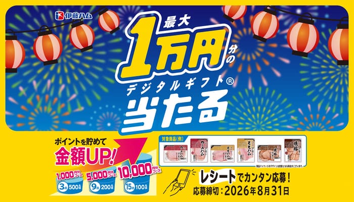 クローズド懸賞 キャンペーン 懸賞情報 懸賞ブログ 伊藤ハム