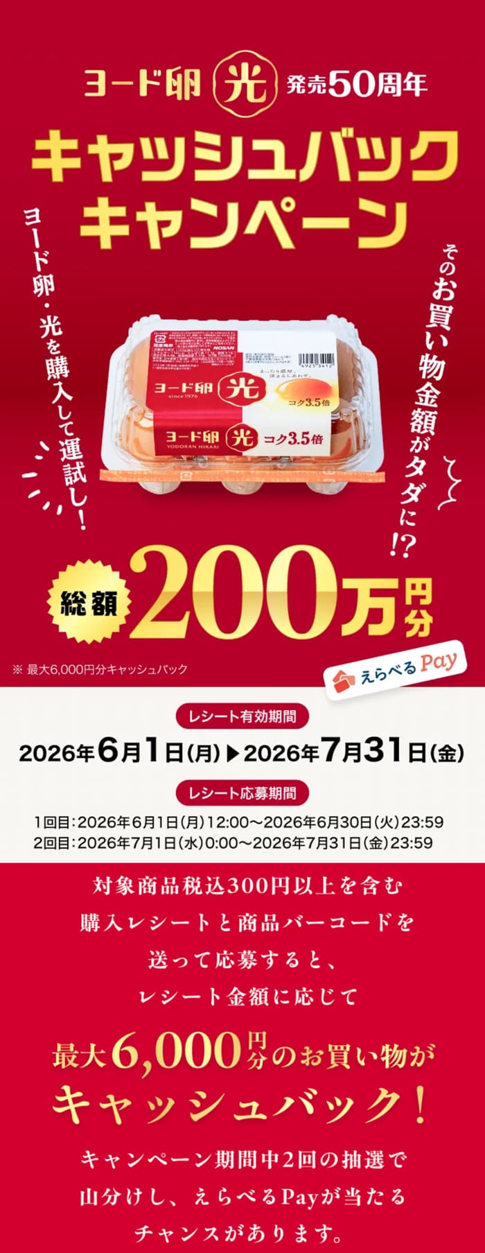 クローズド懸賞 キャンペーン 懸賞情報 懸賞ブログ ヨード卵