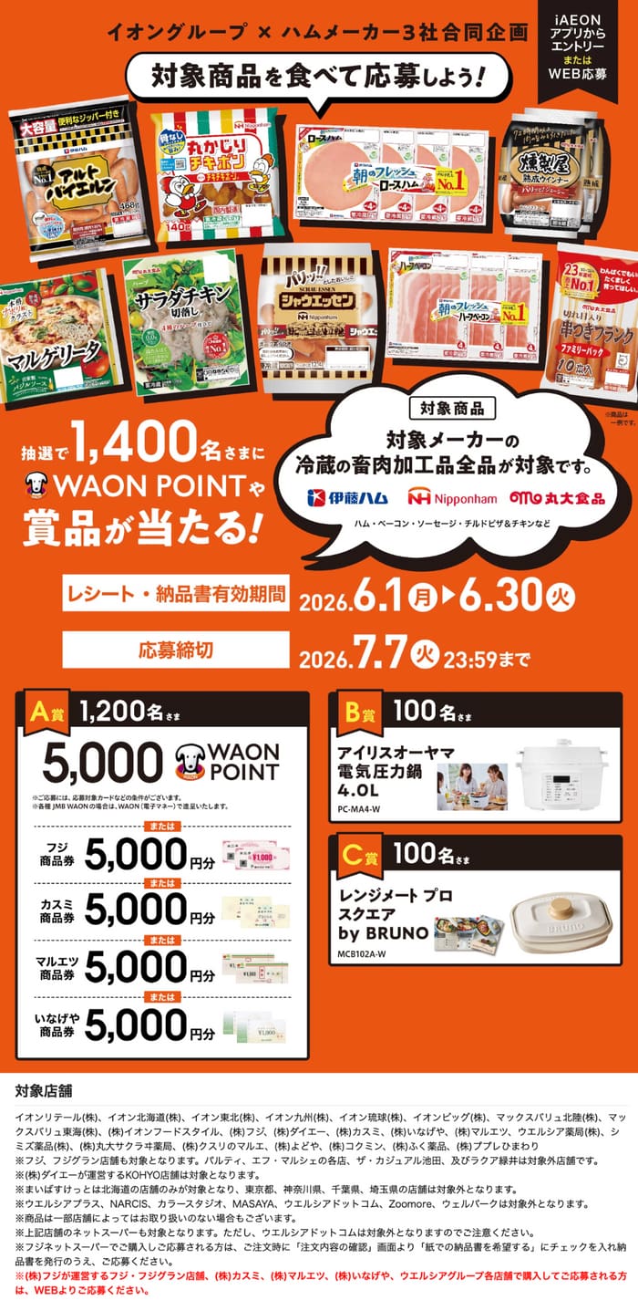 イオン キャンペーン 懸賞