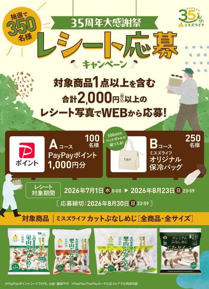 クローズド懸賞 キャンペーン 懸賞情報 懸賞ブログ ミスズライフ