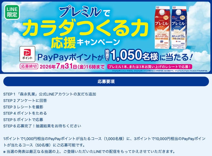 クローズド懸賞 キャンペーン 懸賞情報 懸賞ブログ プレミル