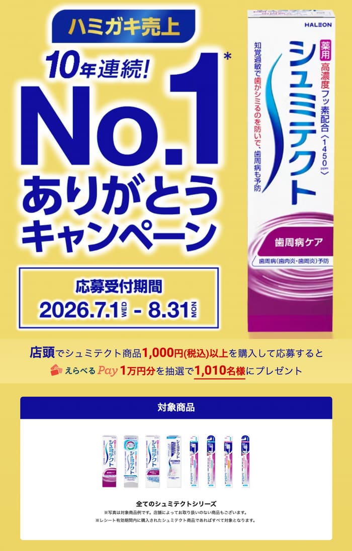 クローズド懸賞 キャンペーン 懸賞情報 懸賞ブログ シュミテクト