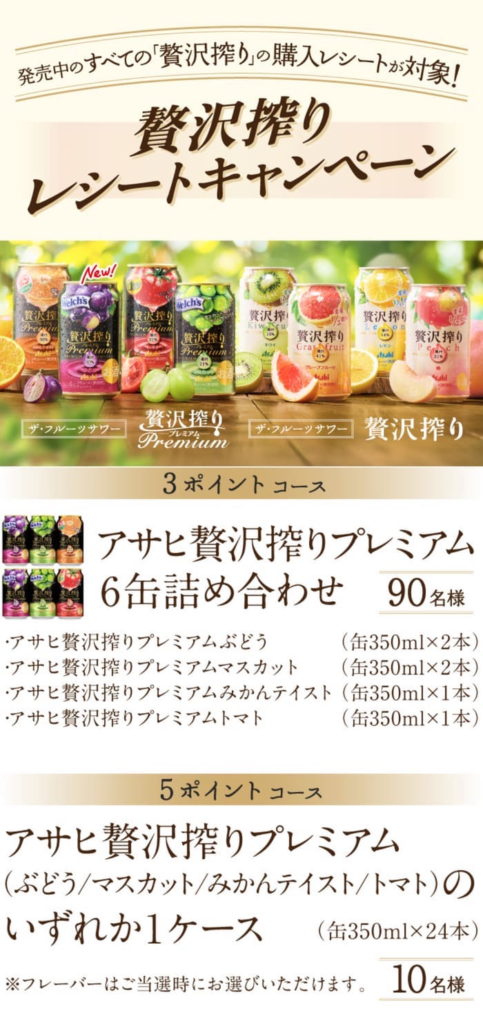 クローズド懸賞 キャンペーン 懸賞情報 懸賞ブログ 贅沢搾り