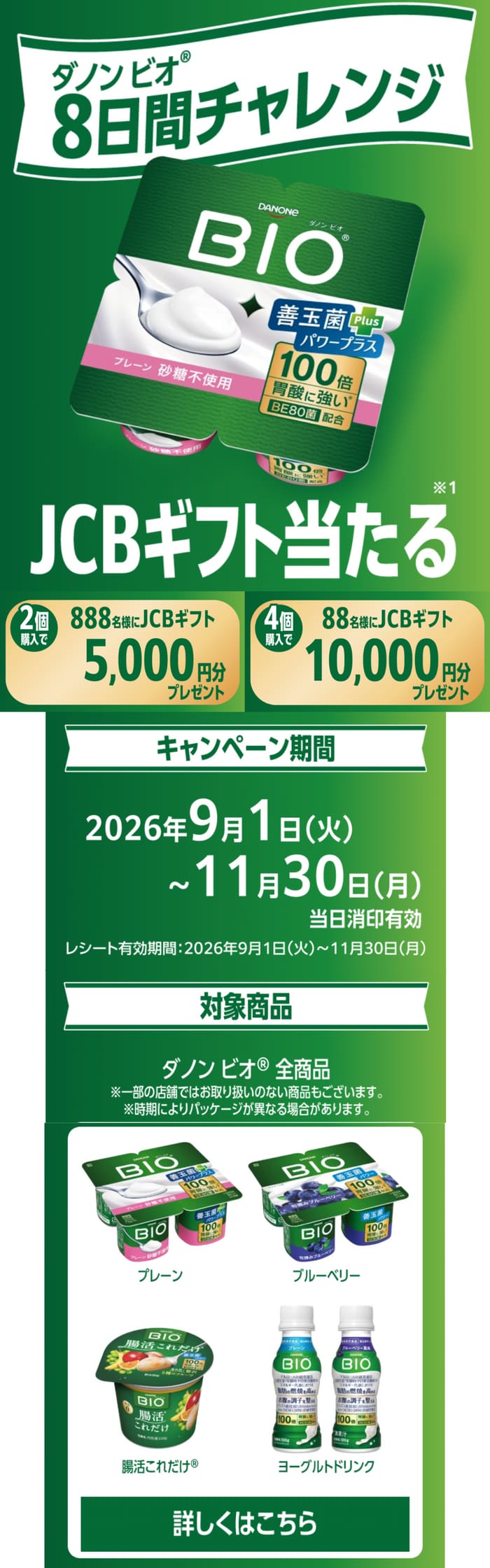 クローズド懸賞 キャンペーン 懸賞情報 懸賞ブログ ダノンビオ