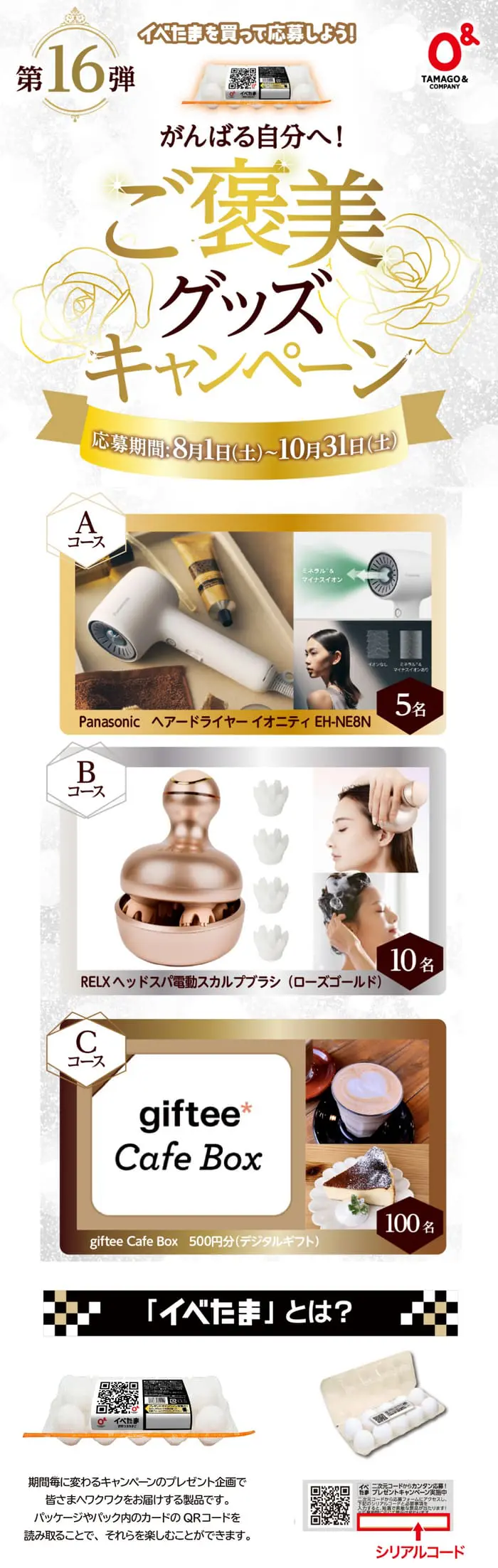 クローズド懸賞 キャンペーン 懸賞情報 懸賞ブログ たまご
