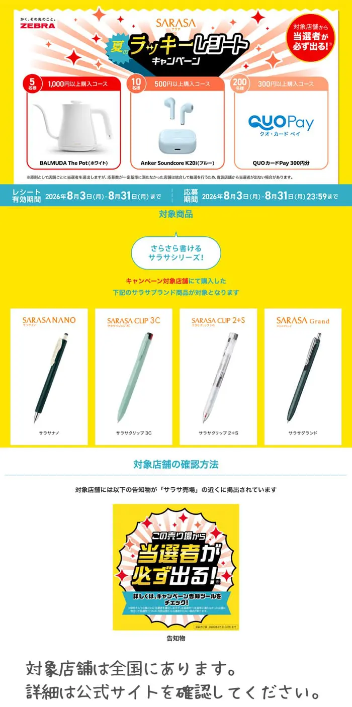 クローズド懸賞 キャンペーン 懸賞情報 懸賞ブログ さらさ