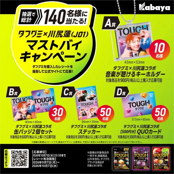 クローズド懸賞 キャンペーン 懸賞情報 懸賞ブログ タフグミ