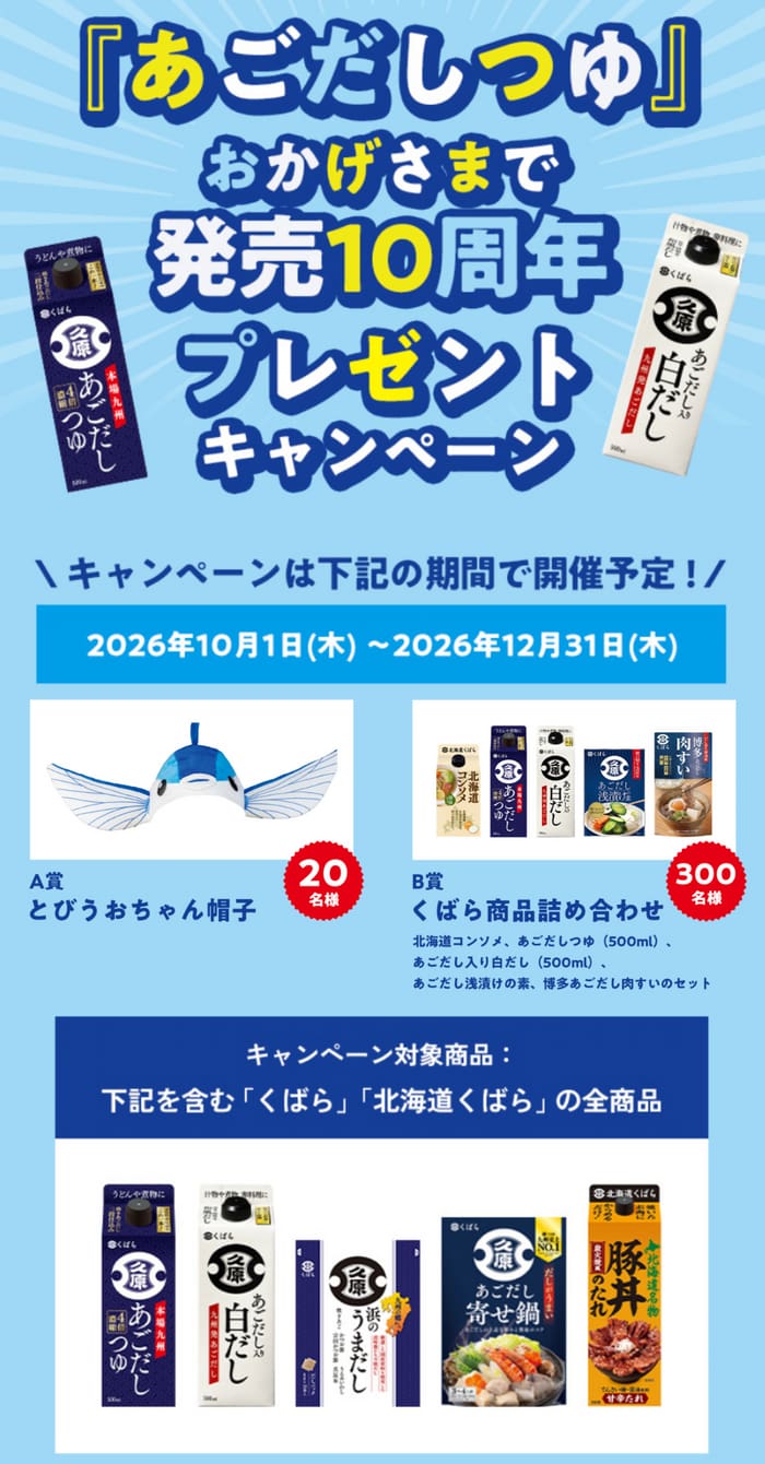 クローズド懸賞 キャンペーン 懸賞情報 懸賞ブログ くばら