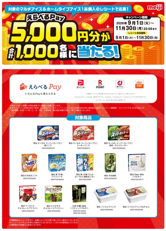 クローズド懸賞 キャンペーン 懸賞情報 懸賞ブログ 明治