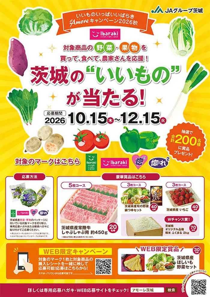 クローズド懸賞 キャンペーン 懸賞情報 懸賞ブログ 茨城